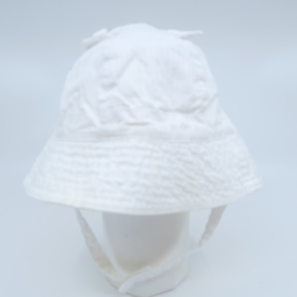 Unknown Brand Unisex White Sun Hat size: 0-12 Months - Picture 1 of 1